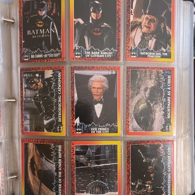 1992 Topps Batman Returns Complete 88 Card Set 