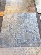 Fliesen 3 Stück Blau Mediterran 1 x 1 Meter Wunderschön Boden