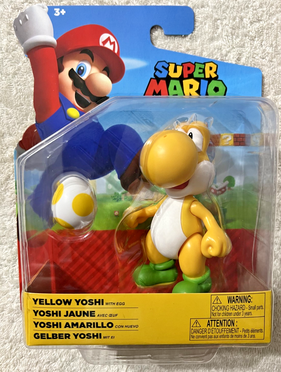 Wave 2021 World of Nintendo Orange Yoshi 4” Super Mario Jakks