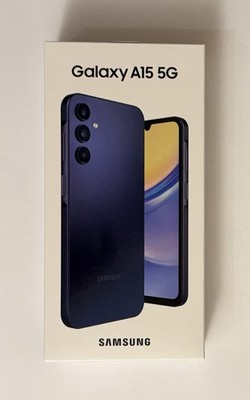 SAMSUNG Galaxy A15 5G  128GB Blau Schwarz NEUWARE Android 14 Smartphone SM-A156B