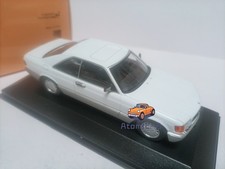 1:43 Minichamps Mercedes Benz 560SEC Coupe Model  1986 White