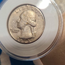 1973 Washington Quarter 25C Business Strike Philadelphia Mint Errors A's & Unum
