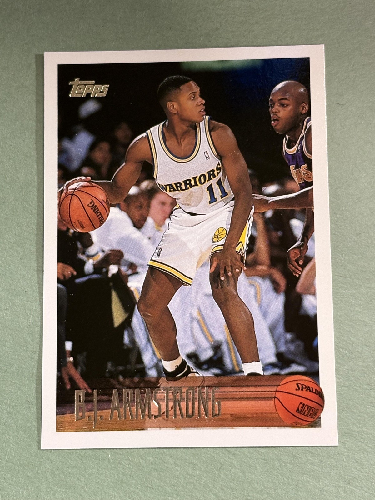 B.J. Armstrong 1996-97 Topps Golden State Warriors #43 LL634