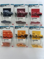 HOT WHEELS SILVER SERIES PANTONE COMPLETE SET OF 6