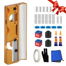 11-in-1 Aluminum Alloy Pool Cue Tip Shaper - All-in-Pool Stick Tips  Mainten...