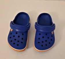 Little Kids Unisex Blue Crocs Size 7
