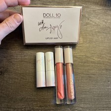 Doll 10 Lips By Amy Lip Set 2 Lip Gloss  2 Lip Sticks Set Pink
