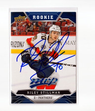 RILEY STILLMAN autographed SIGNED '19/20 FLORIDA PANTHERS 