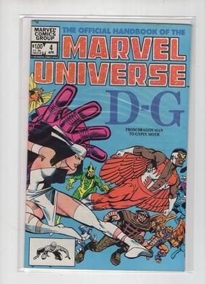 Official Handbook of the Marvel Universe #4 (1983) D-G, Marvel Comics