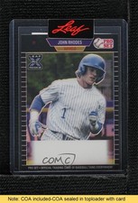 2021 Leaf Pro Set Metal 1989 Auto 1/1 John Rhodes #PA-JR2 READ 0fr5