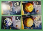DR WHO 2018 INDIA 4 FDC MAXIMUM CARD SPACE PLANET R62827