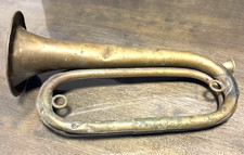 WW2 II Original Former Japanese Army Imperial Military Brass Bugle Trumpet Retro