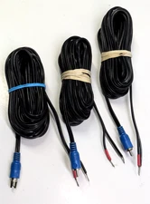 Bose Lifestyle Acoustimass System Speaker Cables - Set of 3 RCA to Bare Wire