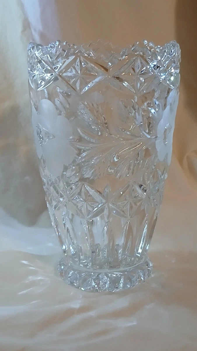 Crystal Clear Crystal Vases for sale | eBay