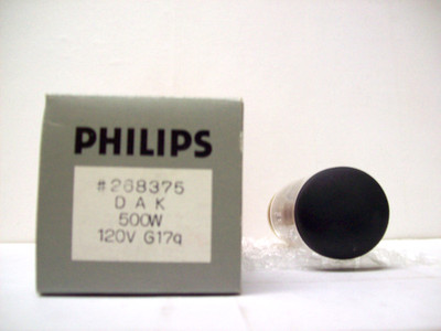 DAK ( DAY) Projector Projection Lamp Bulb 500W 120V PHILIPS AVG. 25-HR