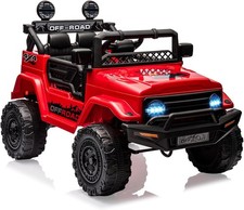 12V Kids Ride on Car Toy with Parental Remote Control for Children Ages 3-8