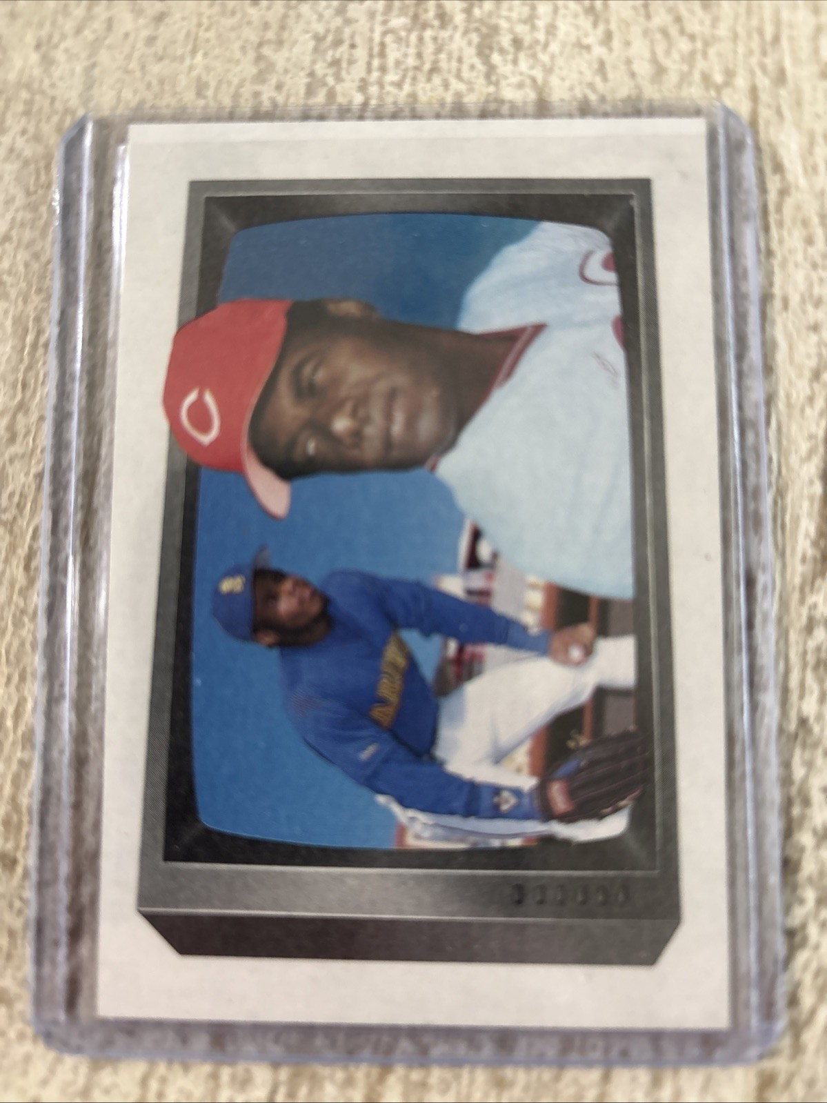 1989 Bowman Card 259 Ken Griffey Jr  And Sr On The Card