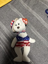 Ty Beanie Baby Sam the Bear DOB July 4, 2003