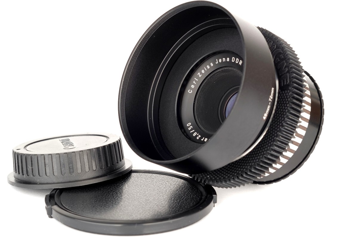Carl Zeiss Jena TESSAR f2.8/50 Zebra Canon EF mount *TUNED FOR