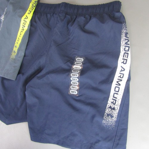 Under Armour Woven Graphic Shorts Athletic Training YXL Youth Lot of 2 Gray - Picture 5 of 6