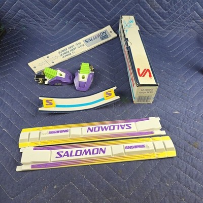 Vintage 1989 Salomon SNS SR Profil Equipe Skate Ski Bindings winter mountain