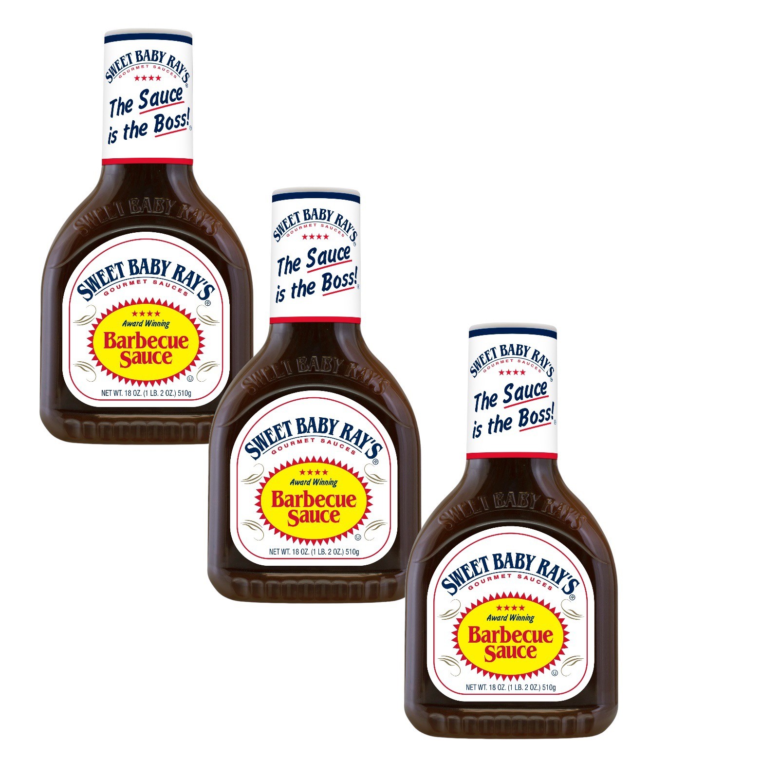 (14,11 EUR/l) Sweet Baby Ray's Original Barbecue Sauce Sparpackung 3x 425ml