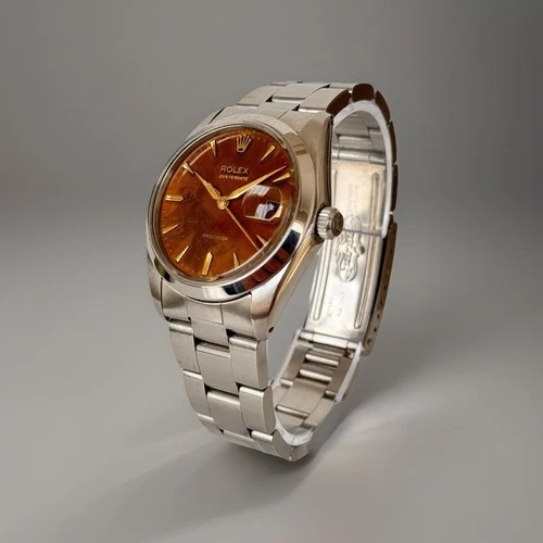 Rolex Oysterdate Precision 6694 Tropical Brown Dial 34mm Cal. 1225 Vintage Rare