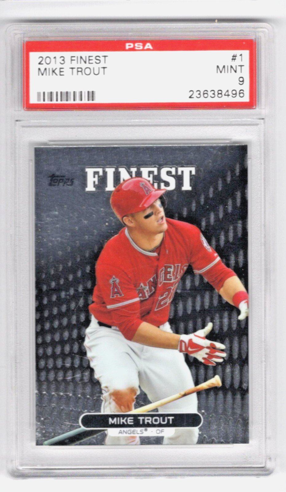 MINT 2013 TOPPS Finest #1 Mike Trout - PSA 9 (Mint)