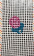 Hand Painted, Needlepoint Canvas, 13 Mesh, Ring Pop
