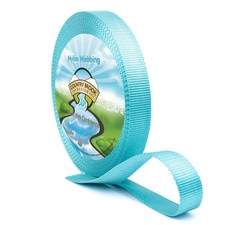 Country Brook Design 3/4 Inch Ocean Blue Heavy Nylon Webbing, 10 Yards