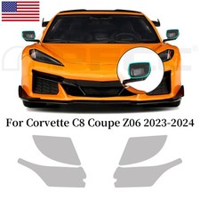 Rearview Mirror Corvette C8 Coupe Z06 2023-2024 Precut Paint Protection Film PPF
