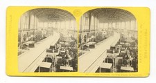STEREOFOTO Weltausstellung Paris 1867 Galerie Arbeit FRANKREICH STEREOVIEW