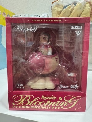 Pop Mart Space Molly Mega 400% Blooming Mugung Kennyswork Designer Toy Gift