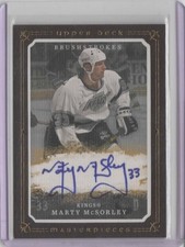 2008-09 UD Masterpieces Brushstrokes Brown #MBMM Marty McSorley