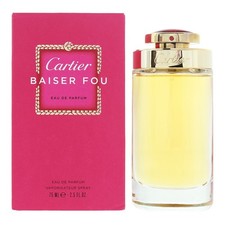 Cartier Baiser Fou Eau de Parfum 75ml Spray for Her Damaged Box