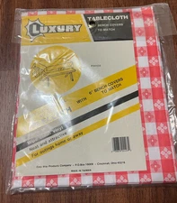 VTG Luxury BBQ Outdoor Living Vinyl Tablecloth Bench Covers Picnic Heavy Quality