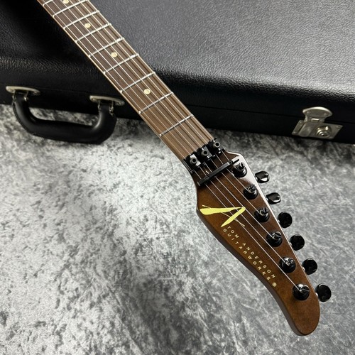 Tom Anderson Floyd Rose Classic Guitar Alder Body Maple Neck Chocolate - Picture 1 of 11