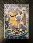 2000 Topps Pokemon TV Animation Series Blastoise #9 Foil Card LP Vintage