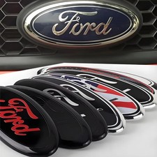 FORD BADGE NEW 150MM X 60MM BLUE OVAL MONDEO FOCUS TRANSIT FIESTA BADGE NEW UK