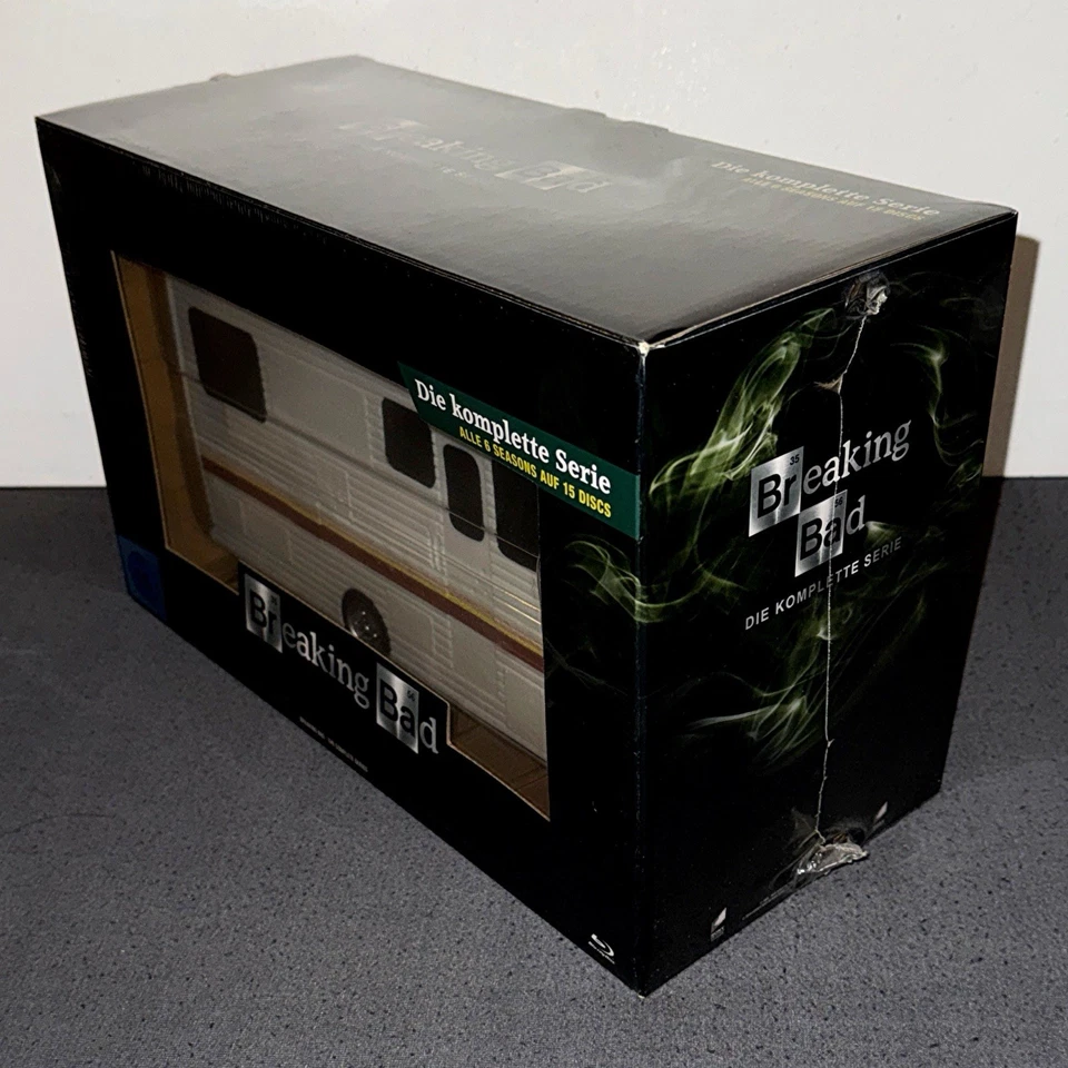Neu: Breaking Bad Komplette Serie Limitiertes Meth Mobil Blu Ray Wohnwagen rv - Bild 2 von 4