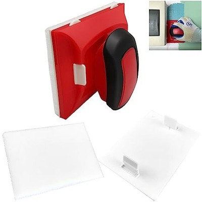 0818 Paint Edger Trimmer with Two Replace Pads | Edge Painter for Wall and Red