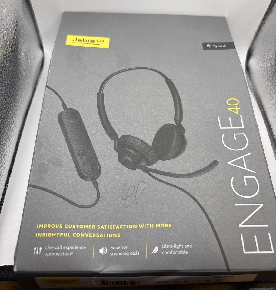 Jabra Engage 40 MS Stereo USB Headset 4099-413-279 - Image 3 of 4