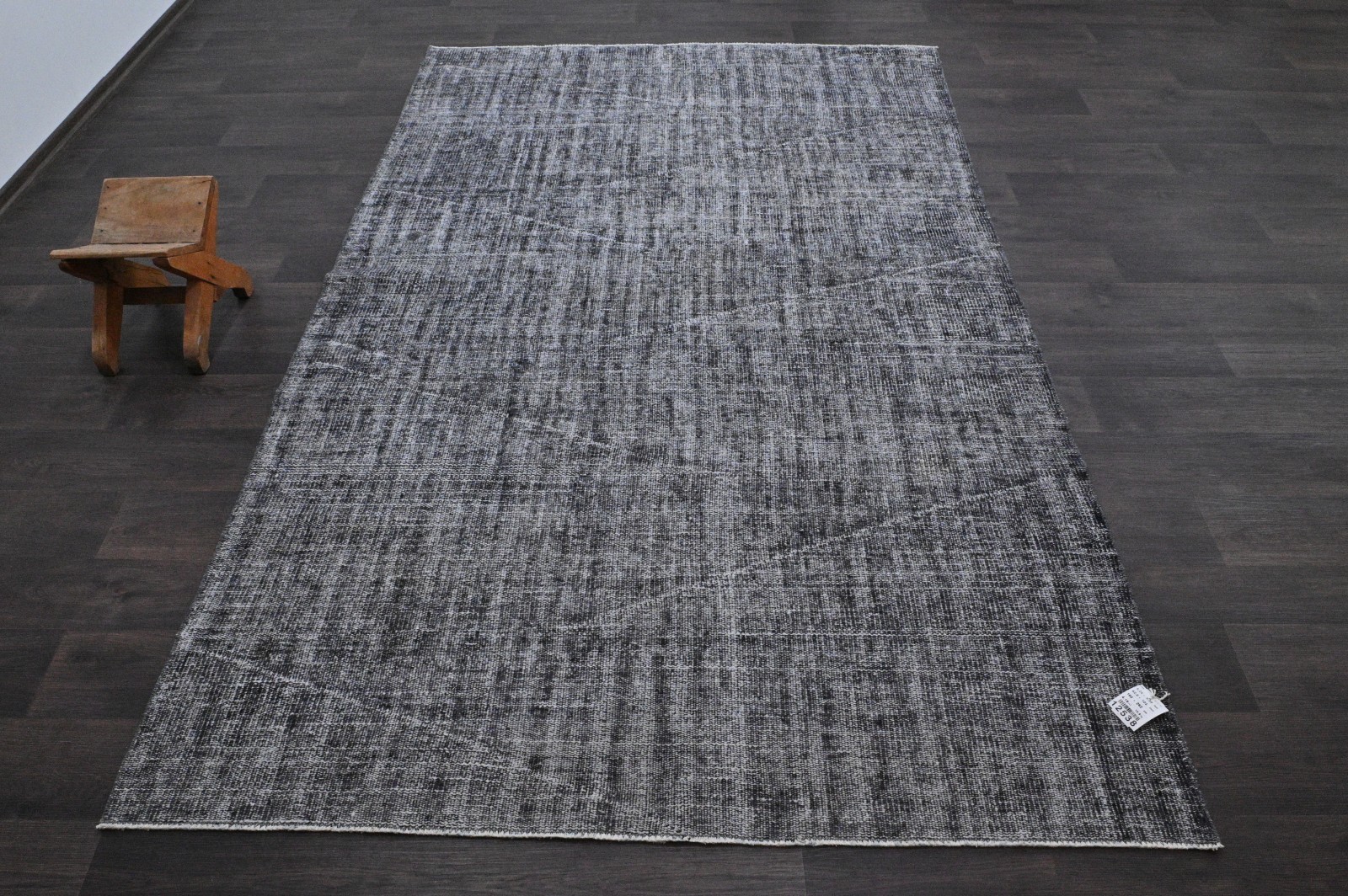 Oushak Turkish Vintage Rug 5x8 Kilim Rug Anatolian Handmade Boho Decor GRAY
