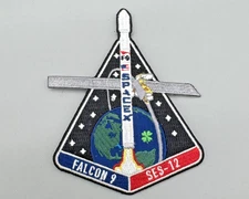 SPACE X MISSION PATCH EMPLOYEE ONLY SES-12 FALCON 9 Launch SATELLITE