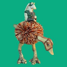 VINTAGE STAR WARS EPISODE 1 JAR JAR BINKS KOOSH BALL FIGURE 1999 #