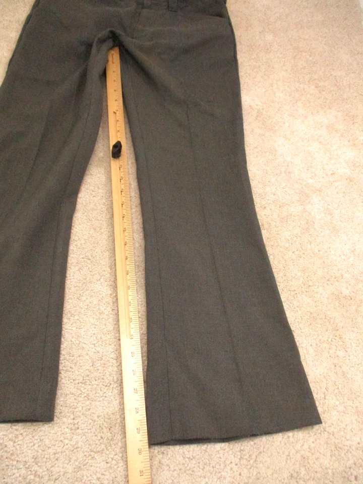 Pantalones vintage Lee Fastback Bellbottom para hombre 32x30 verde años 70 Foto 3 de 4