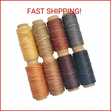 JANYUN 264 Yards 150D Leather Sewing Waxed Thread Cord for Leather Craft DIY 1mm