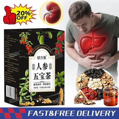 1box/30pcs Ginseng six treasure tea ,Kidney tea,liver tea,red date kidney health