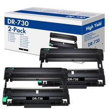 DR730 Drum Unit For Brother TN760 DCP-L2550DW HL-L2370DW L2350DW MFC-L2690DW 2PK