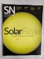 Science News Magazine November 2, 2013  Solar Fizzle M217 